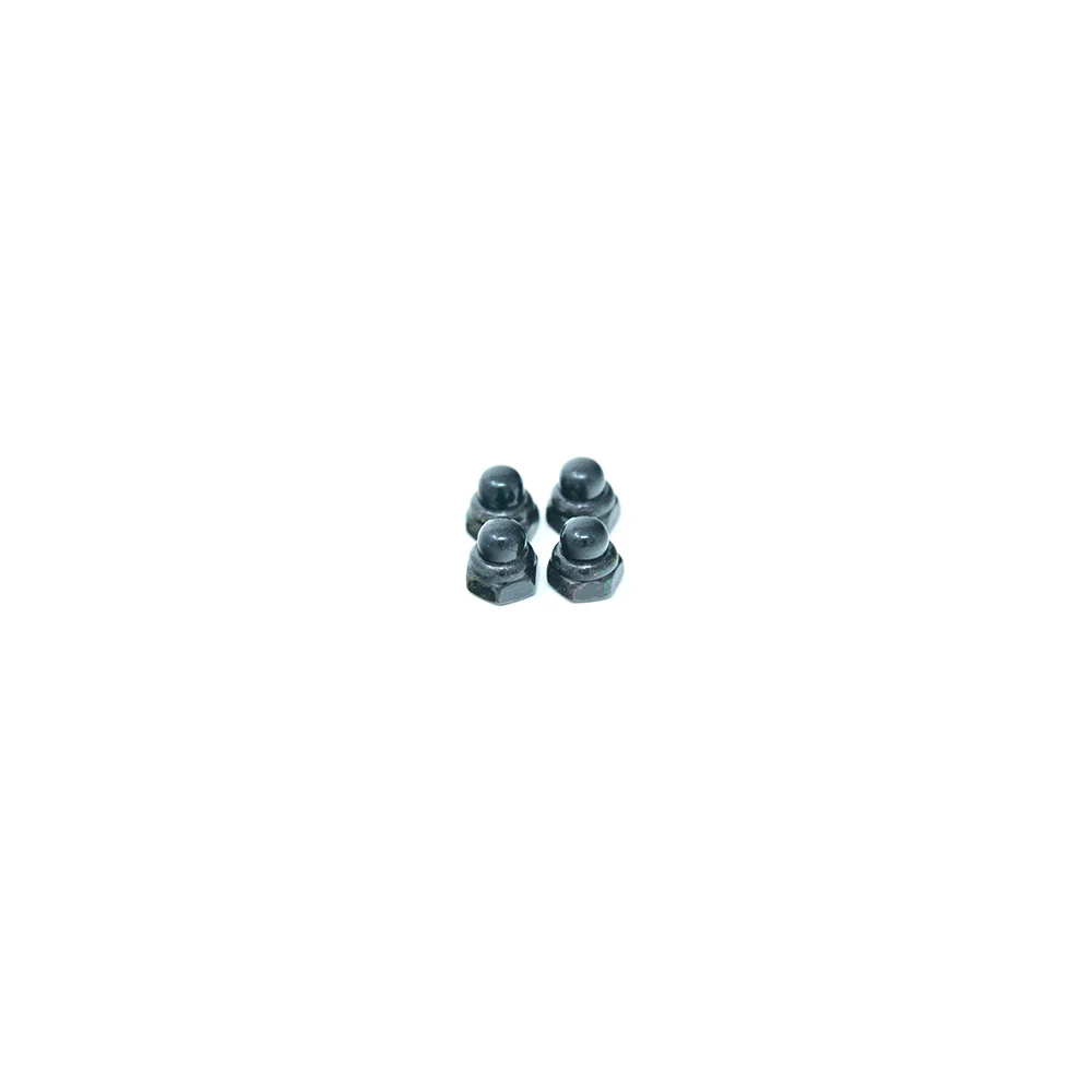 Black M6 Cap Nut - Qty 4 - Image 3