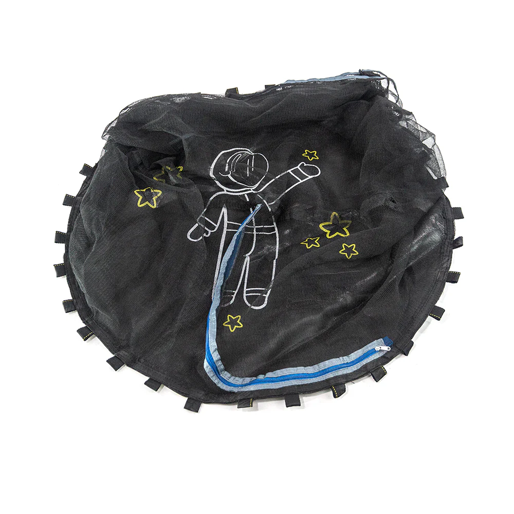 48" Astronaut Jump Mat and Enclosure Net Combo with Sound