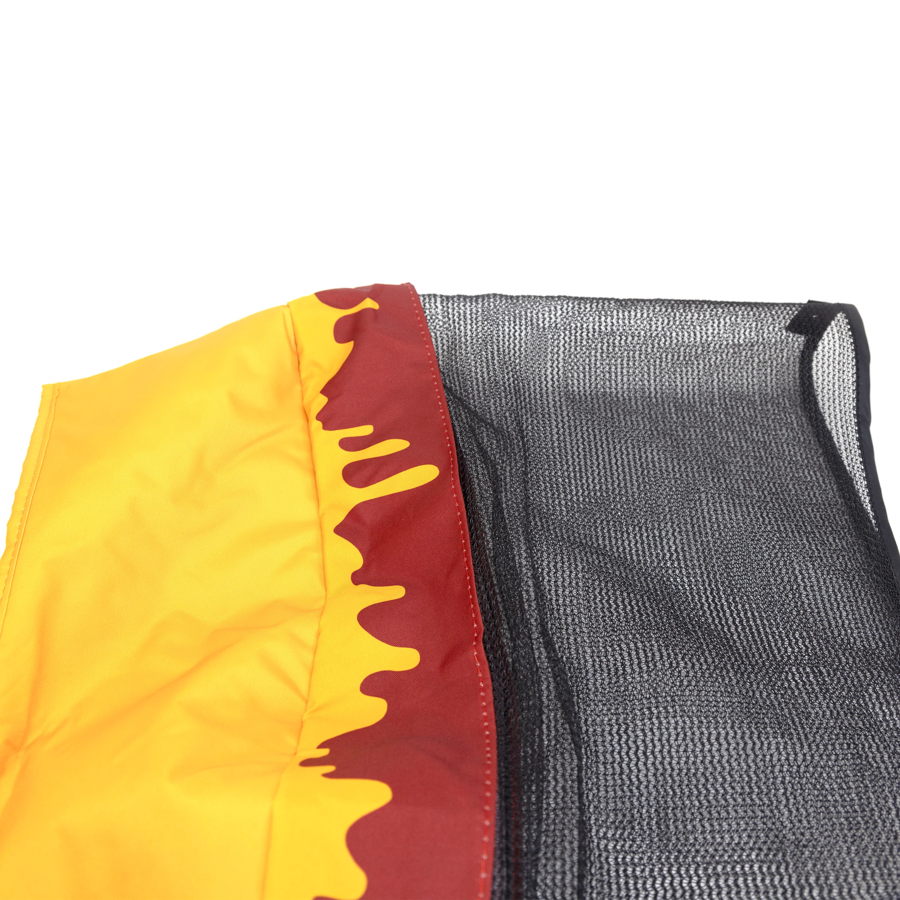 48" Maroon and Yellow Spring Pad with Lower Net (Key 7) - Image 3