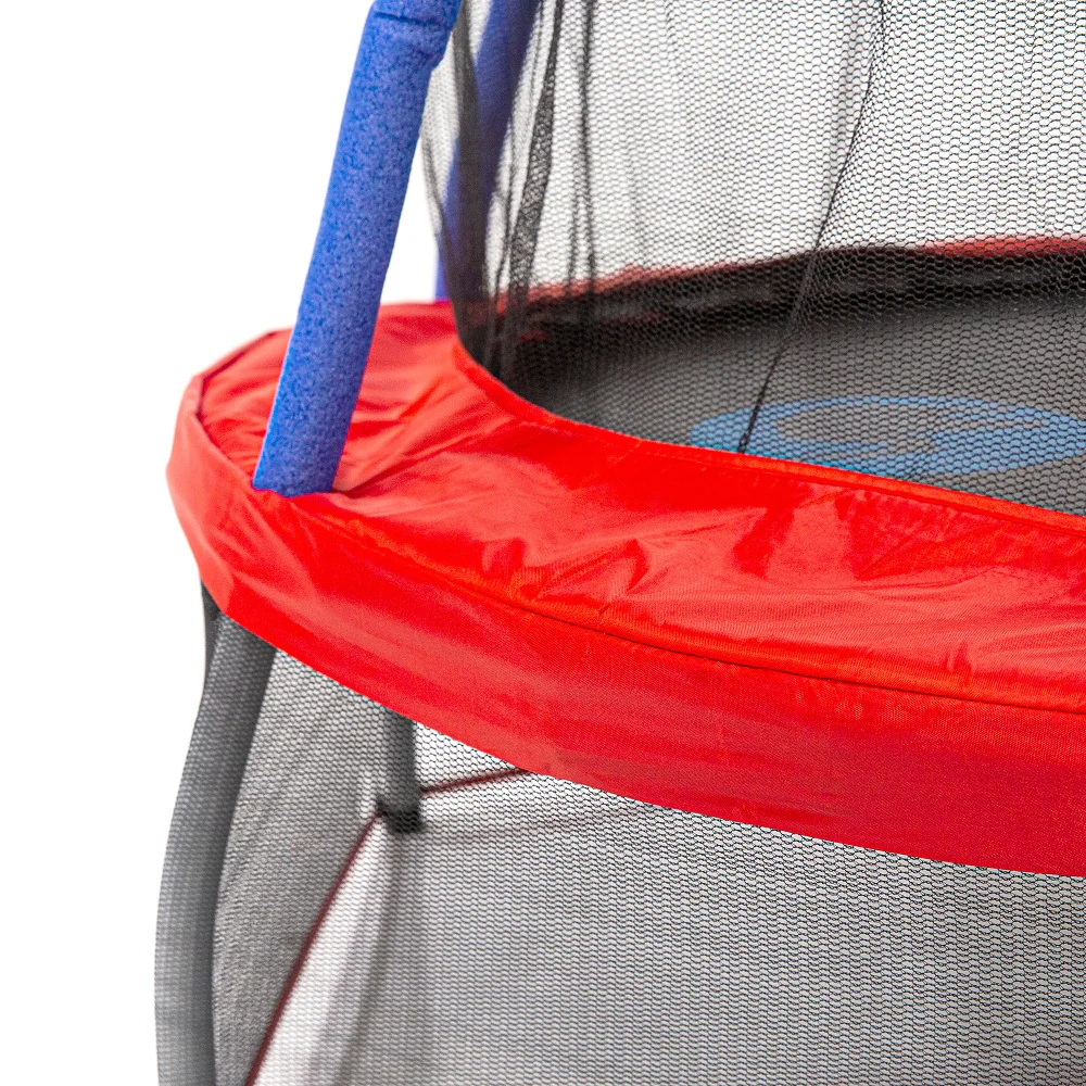 48" Round Zoo Adventure Mini Trampoline with Enclosure - Image 3