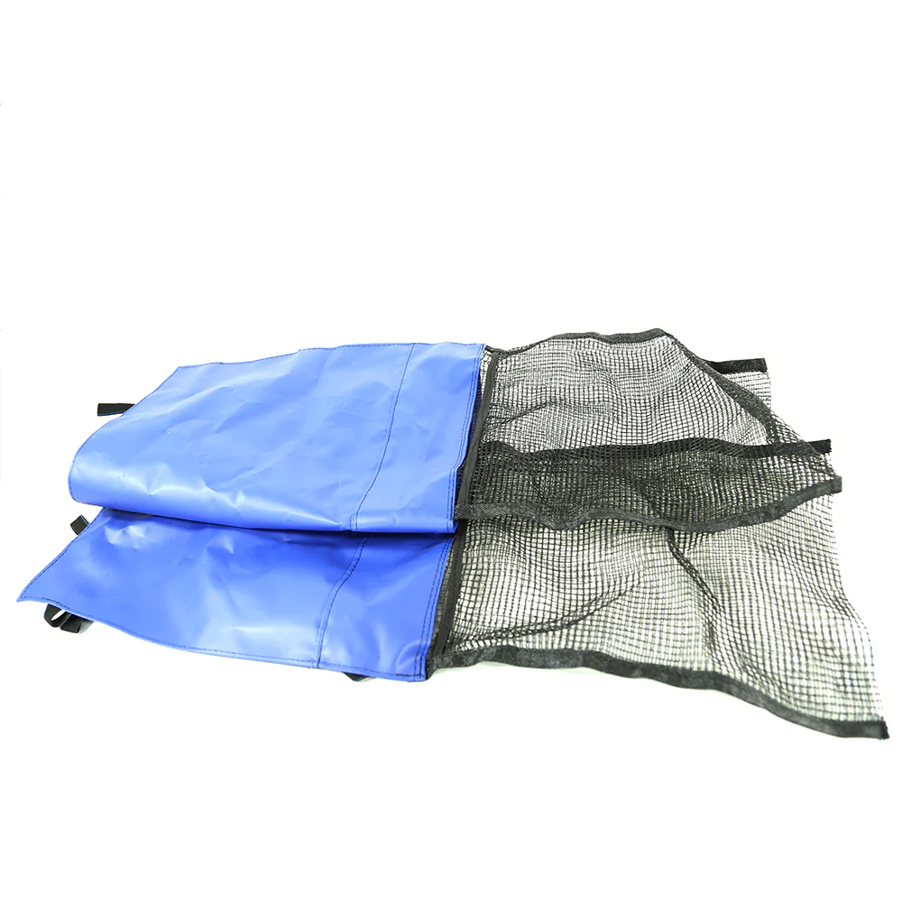 Blue Door Mat w/ Attached 2 Pocket Shoe Bag - Image 3