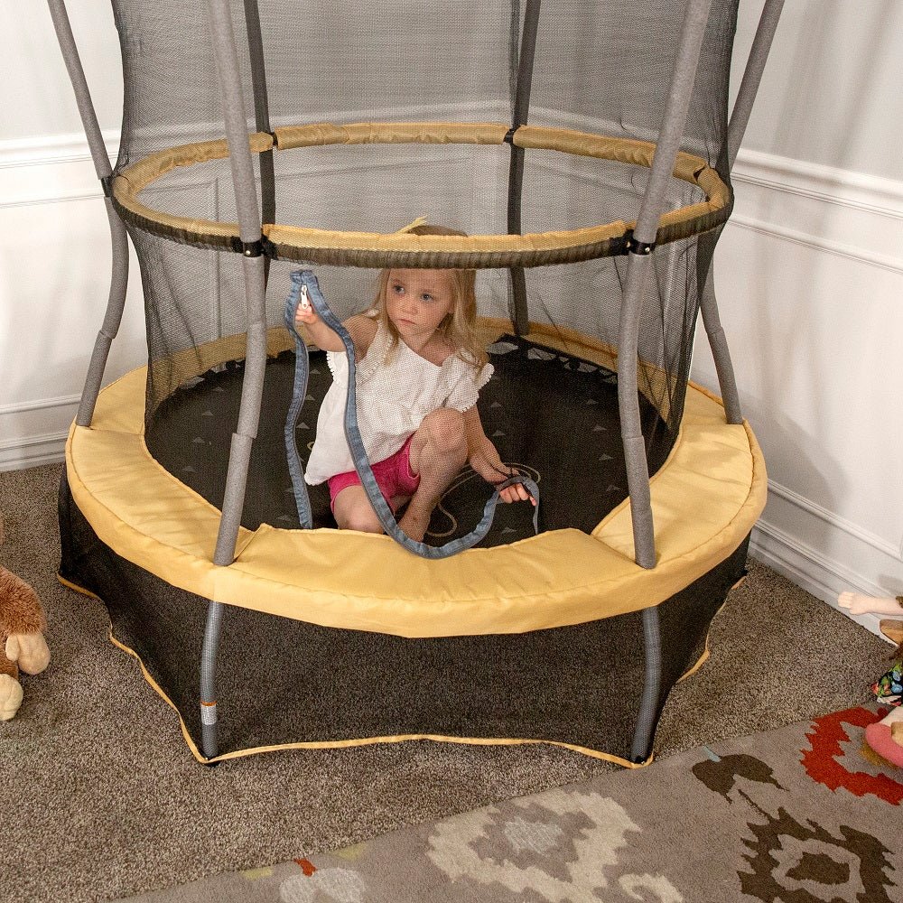 55" Lil' Monkey Mini Trampoline with Enclosure and Sound - Image 8