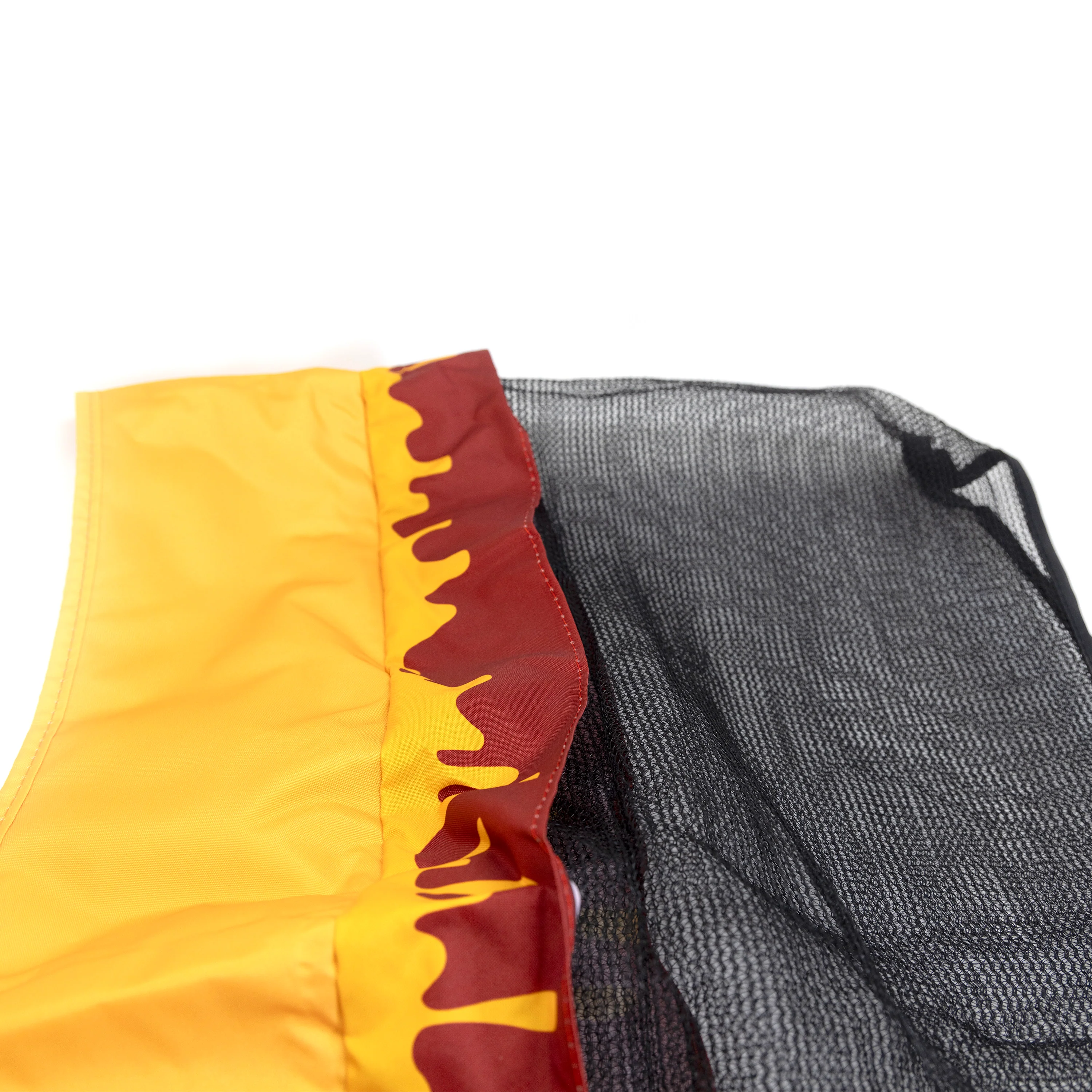 60" Maroon and Yellow Spring Pad with Lower Net (Key 7) - Image 2