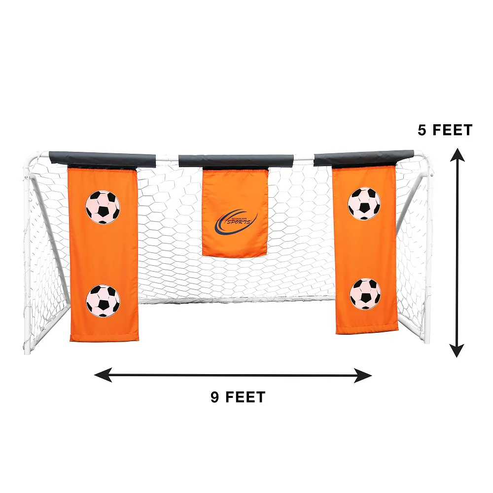Skywalker Sports 9' x 5' Soccer Goal with Practice Banners - Image 8