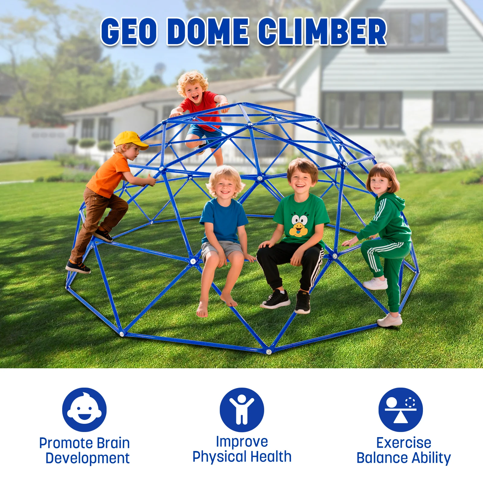 ActivPlay 9' Geo Dome Climber - Image 6