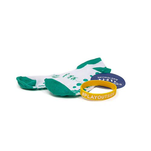 Skywalker Trampolines Socks, Wristband, and Sticker Swag Kit - Image 3