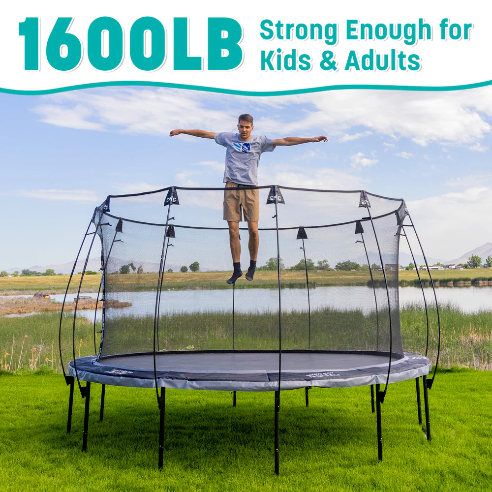14' Round Epic Series Trampoline - Image 5