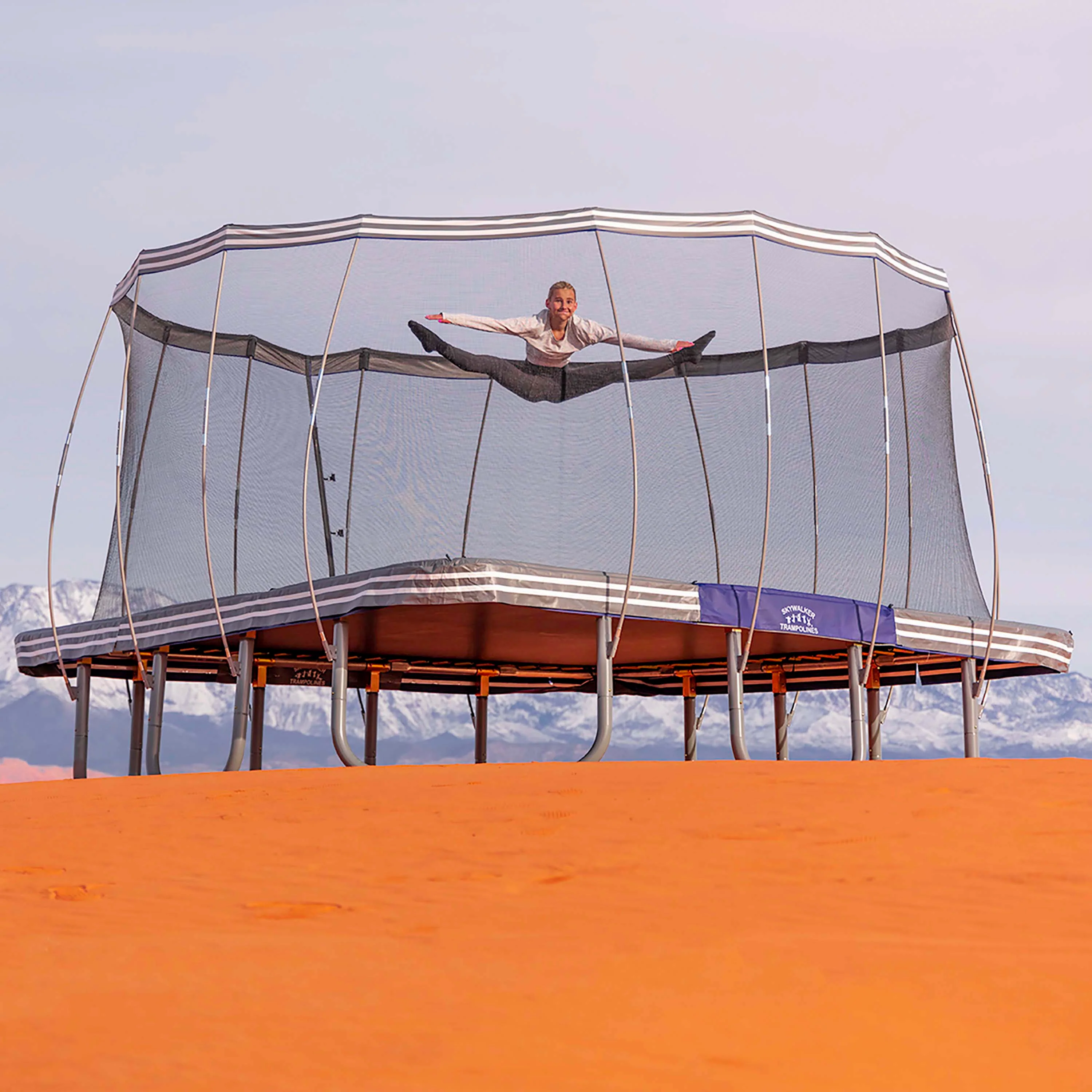 15' Premium Square Trampoline with Enclosure Net - Image 10