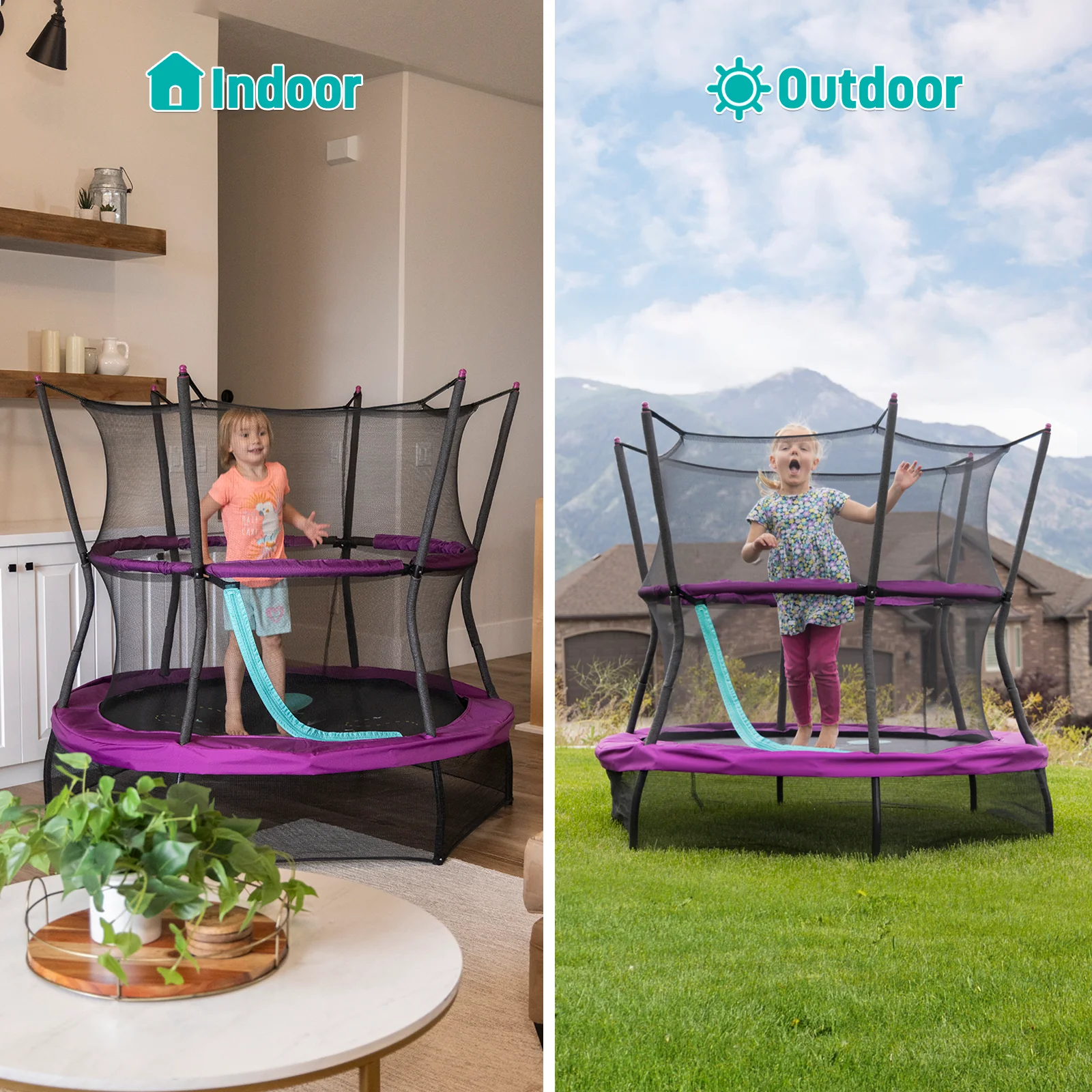 Skywalker Trampolines 60" Eeyore Mini Trampoline for Kids - Image 6