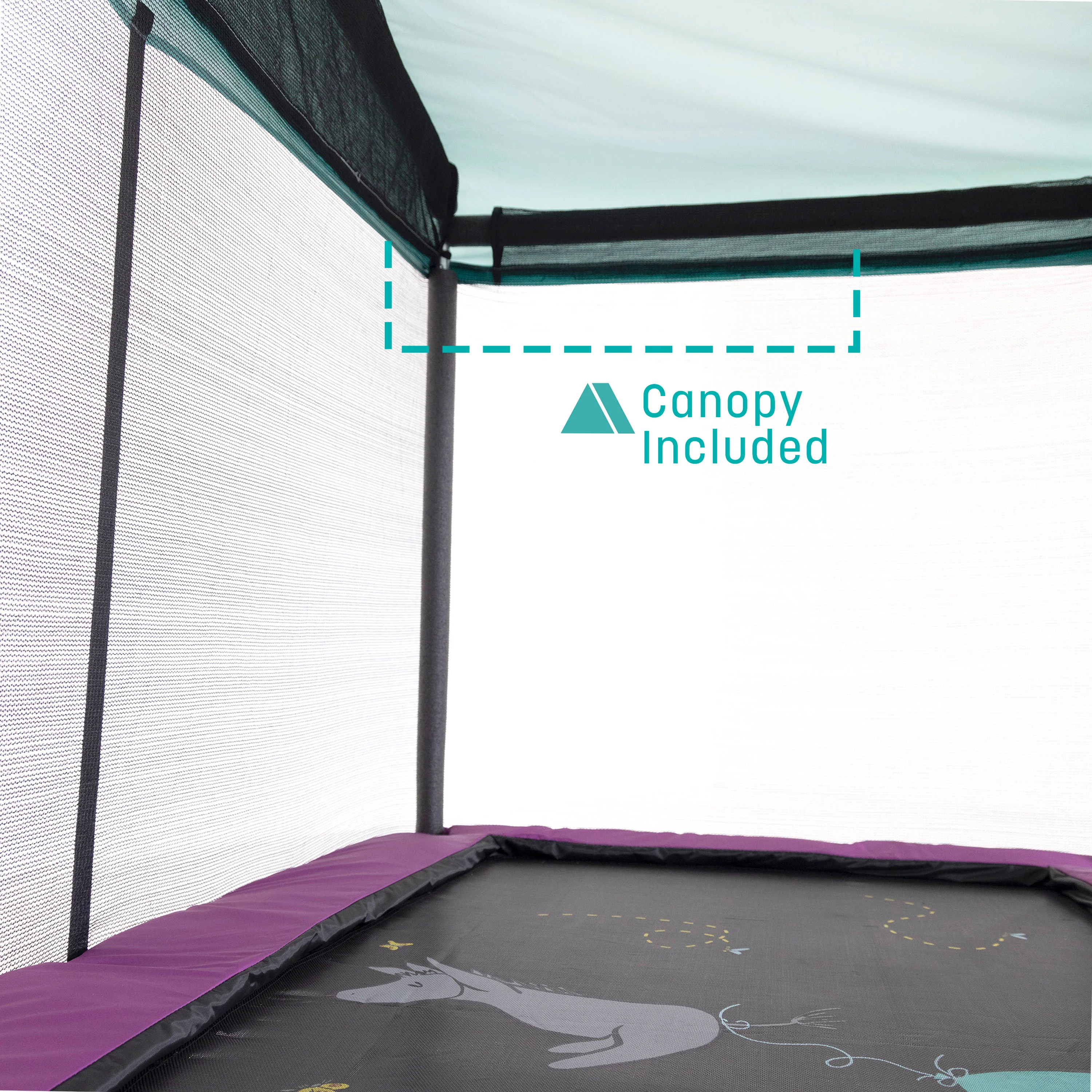 Skywalker Trampolines 6 x 4 Ft. Rectangle Eeyore Mini Trampoline for Kids - Image 6